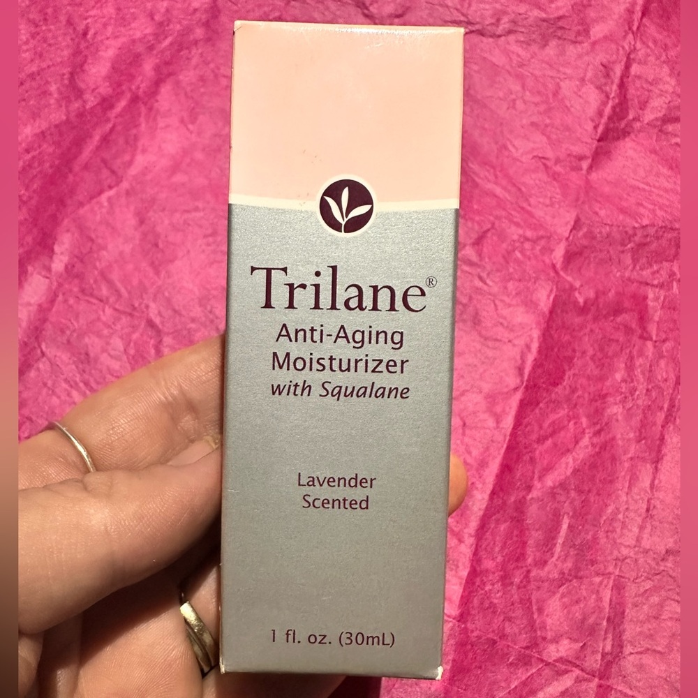 Trilane Anti-Aging Moisturizer With Squalane Lavender Scent 1 FL OZ NIB Sealed